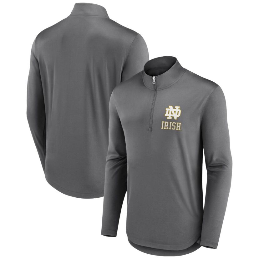 NCAA Fanatics Notre Dame Fighting Irish Tough Minded Quarter-Zip Top