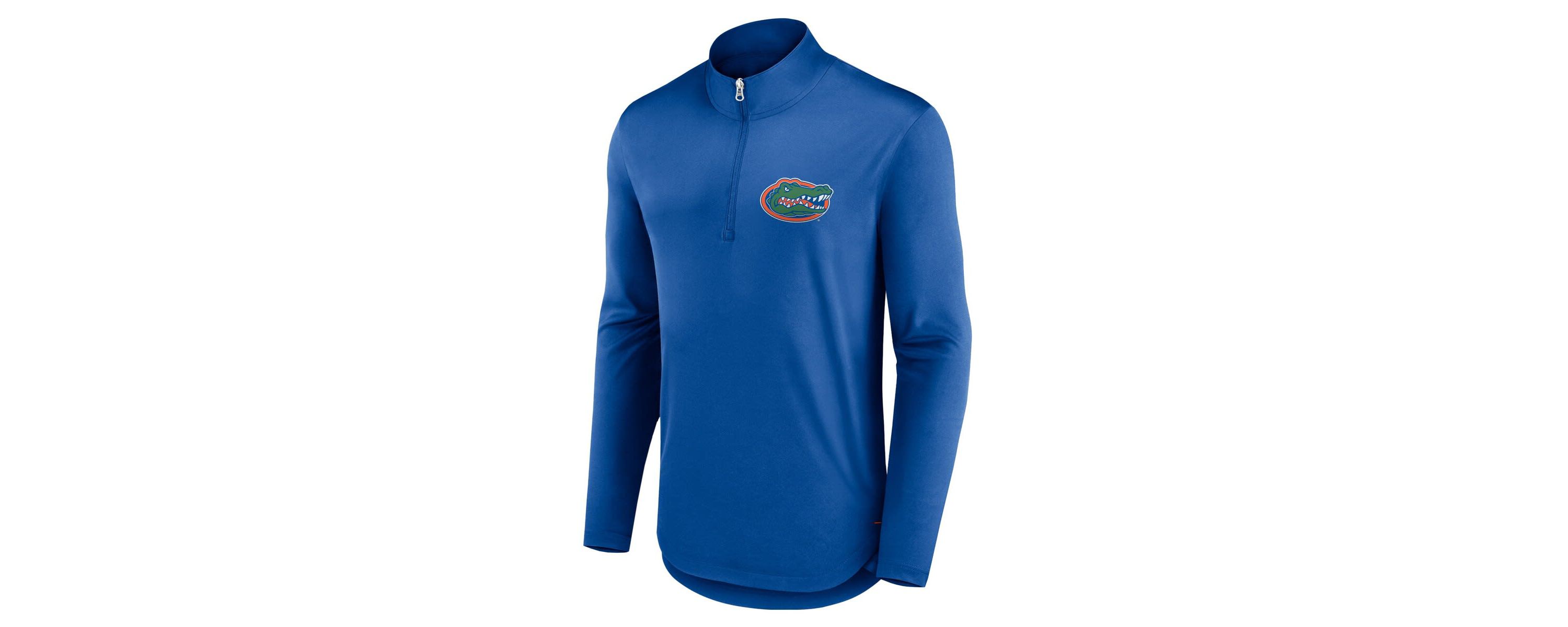 NCAA Fanatics Florida Gators Tough Minded Quarter-Zip Top
