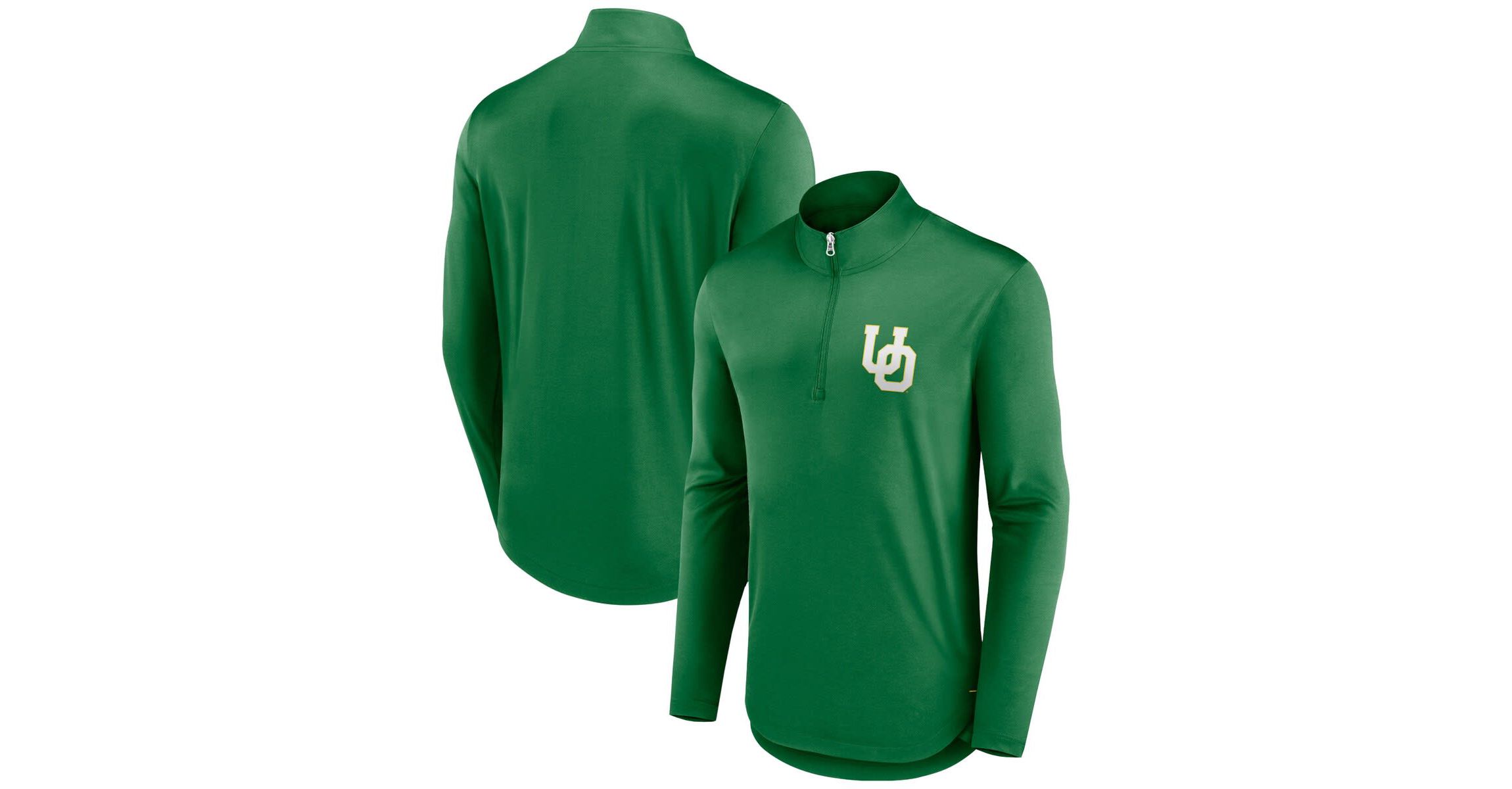 NCAA Fanatics Oregon Ducks Tough Minded Quarter-Zip Top