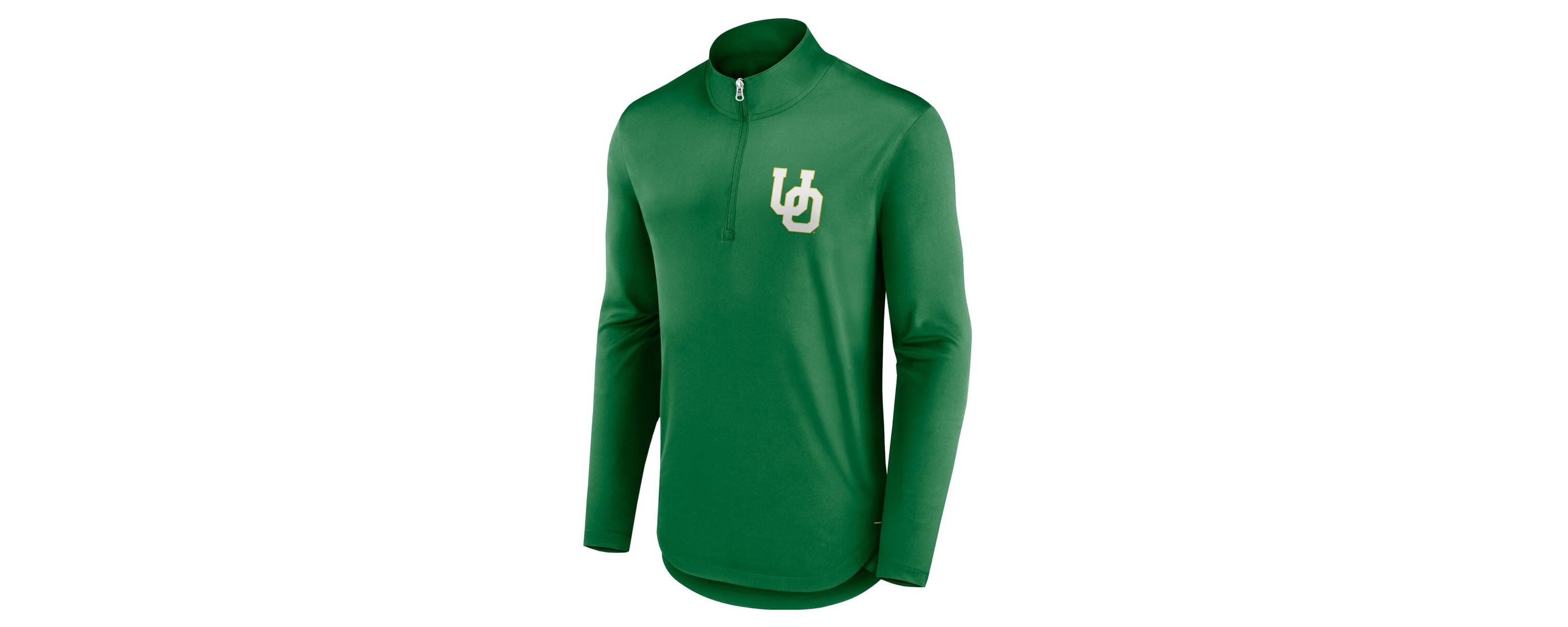NCAA Fanatics Oregon Ducks Tough Minded Quarter-Zip Top