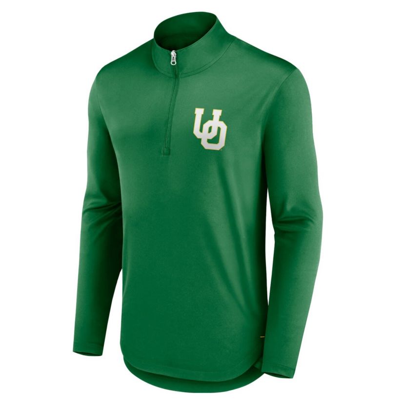 NCAA Fanatics Oregon Ducks Tough Minded Quarter-Zip Top