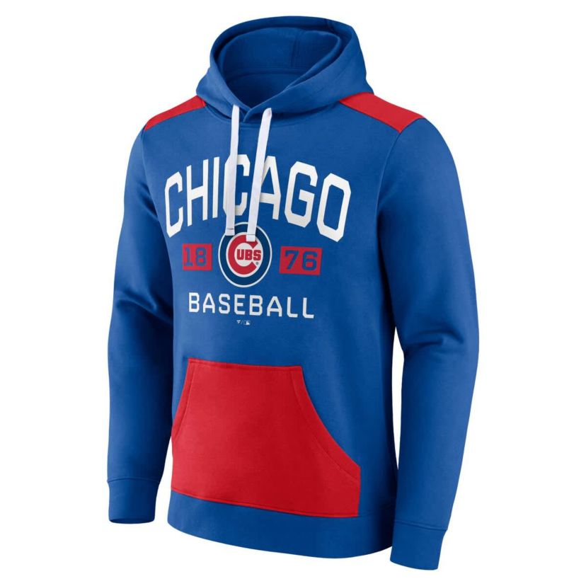 MLB Fanatics Chicago Cubs Chip In Pullover Hoodie