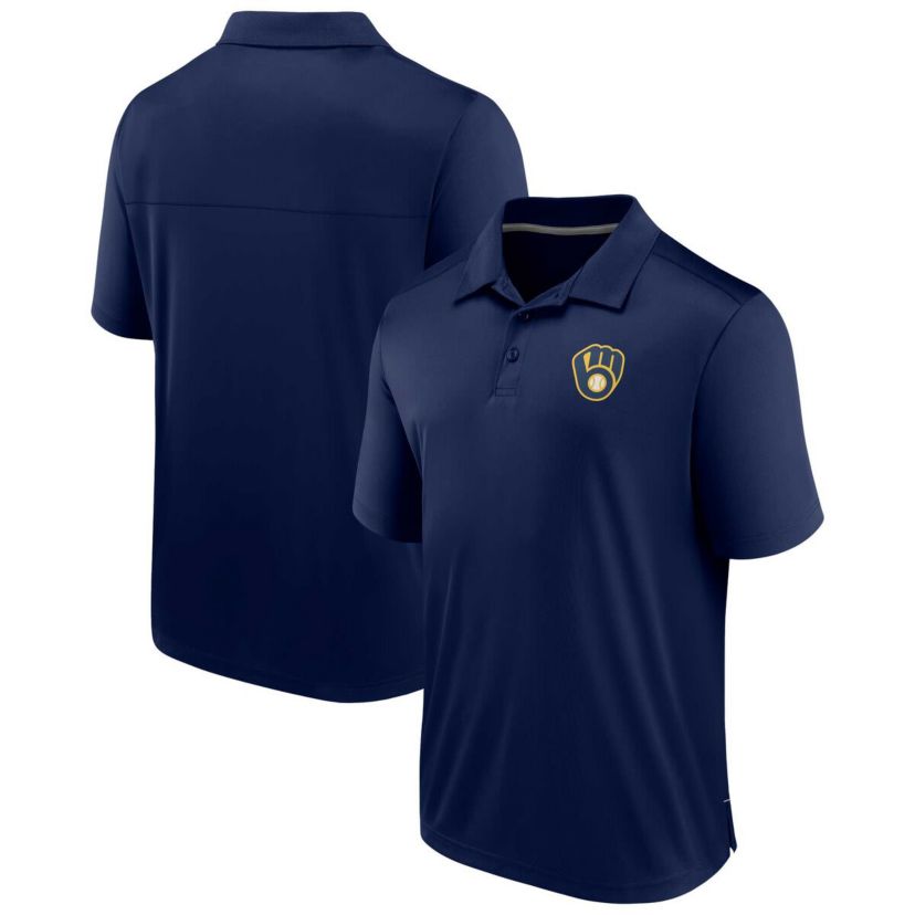MLB Fanatics Milwaukee Brewers Hands Down Polo