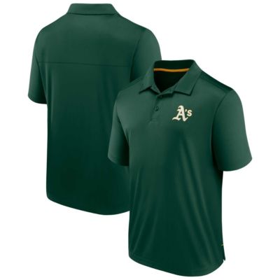 Men's Oakland Athletics MLB Fanatics Athletics Hands Down Polo, Green, Small