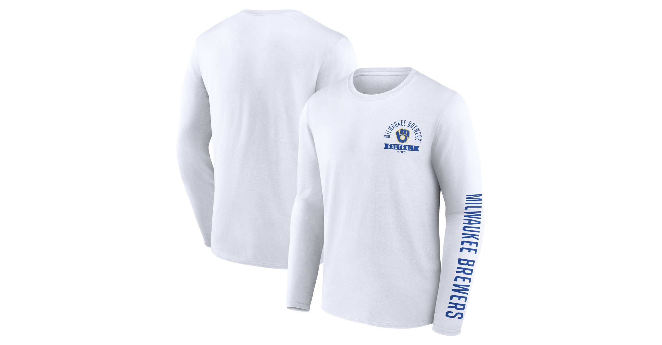 MLB Fanatics Milwaukee Brewers Long Sleeve T-Shirt