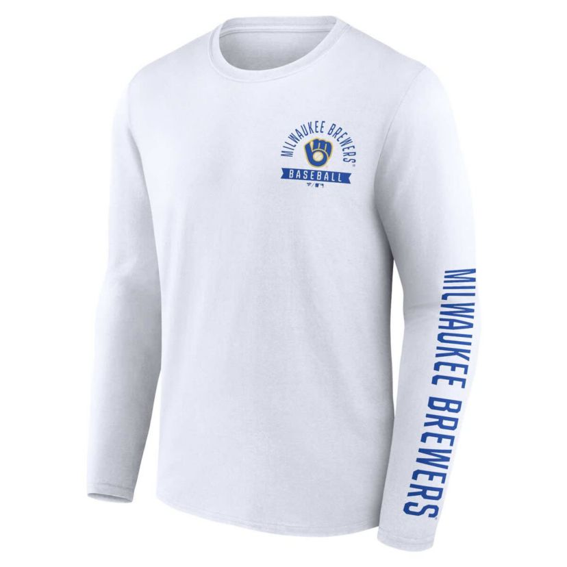 MLB Fanatics Milwaukee Brewers Long Sleeve T-Shirt