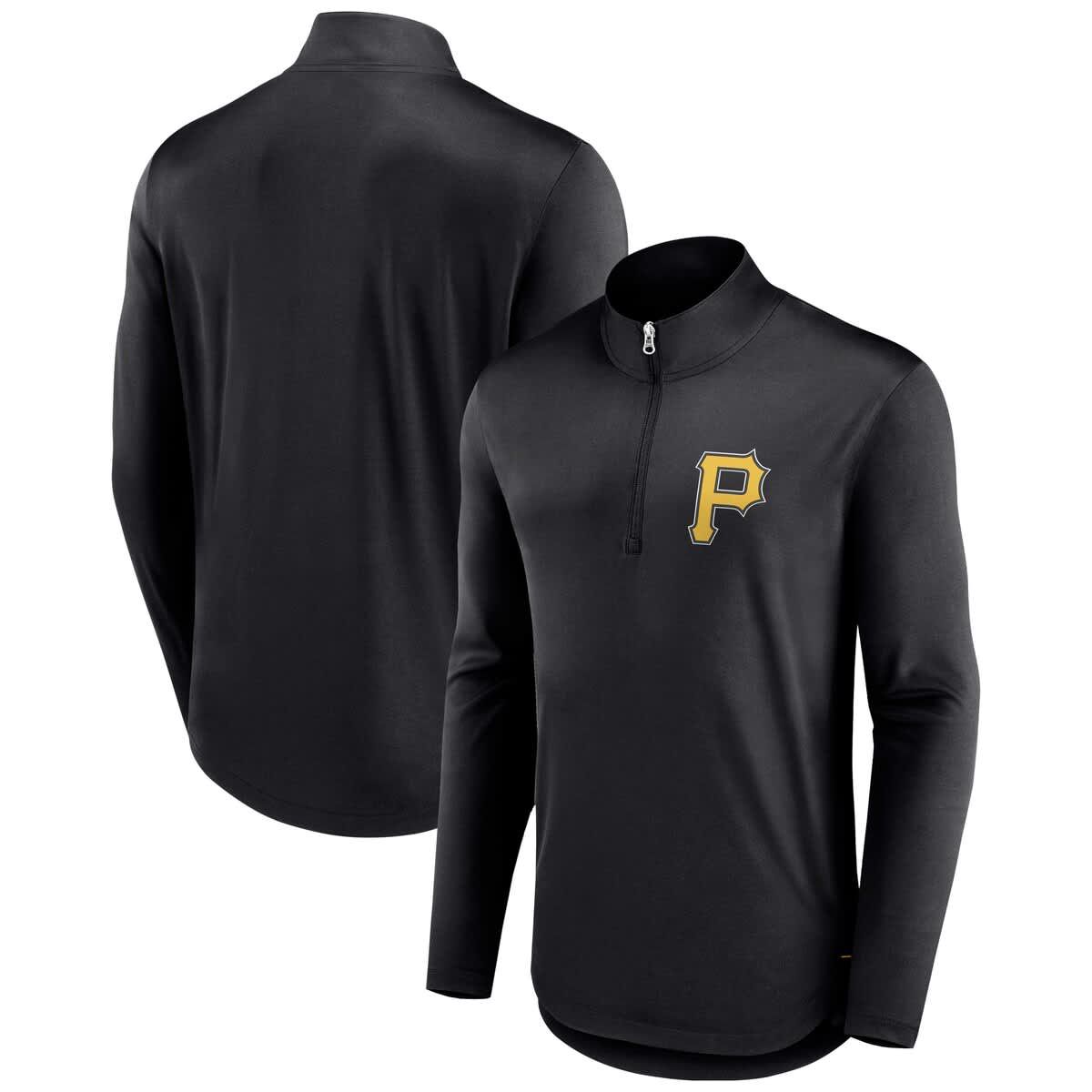 MLB Fanatics Pittsburgh Pirates Tough Minded Lightweight Quarter-Zip Pullover