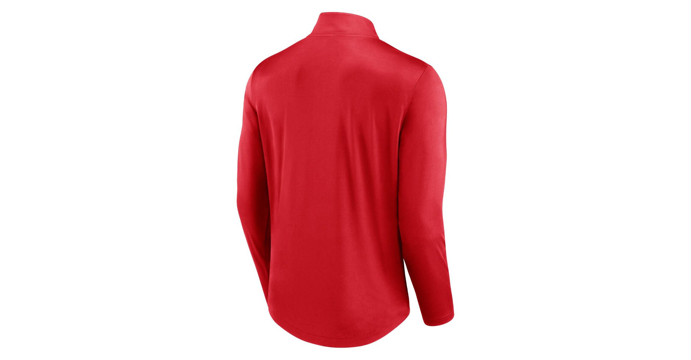 MLB Fanatics St. Louis Cardinals Tough Minded Lightweight Quarter-Zip Pullover