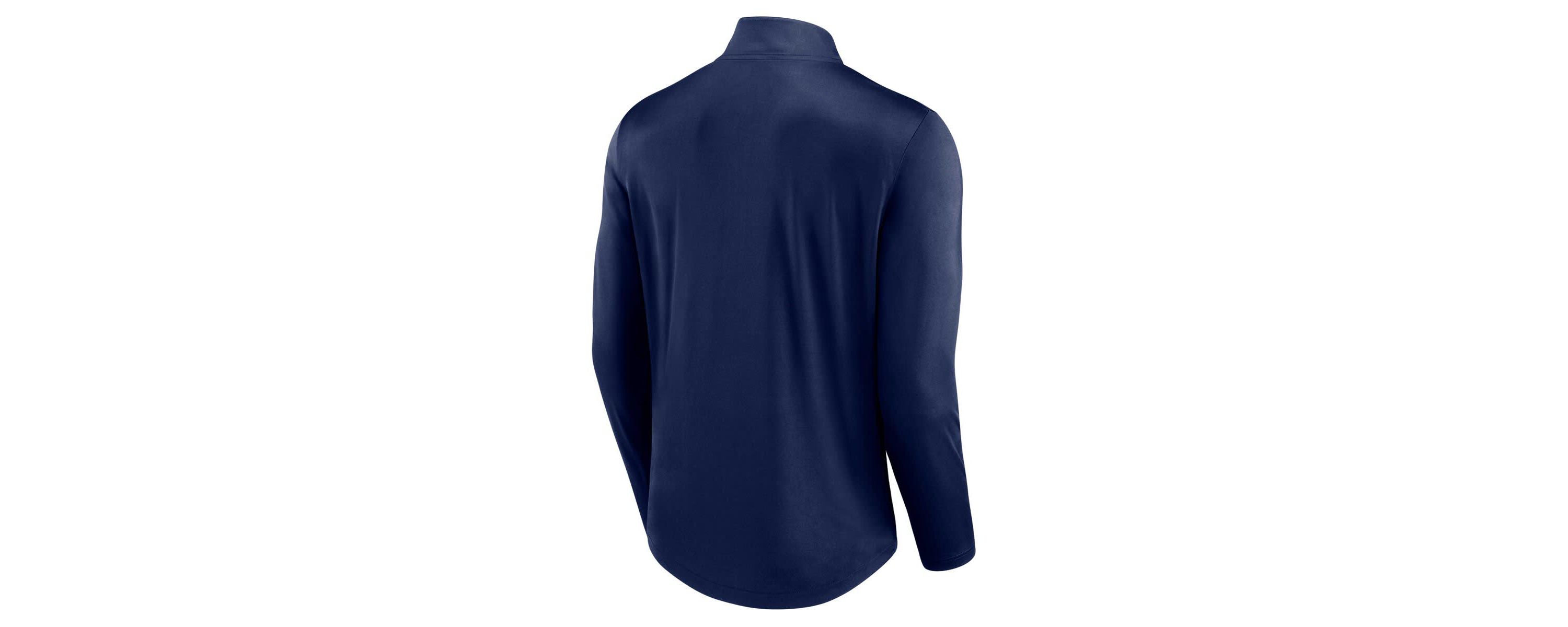 MLB Fanatics Tampa Bay Rays Tough Minded Lightweight Quarter-Zip Pullover