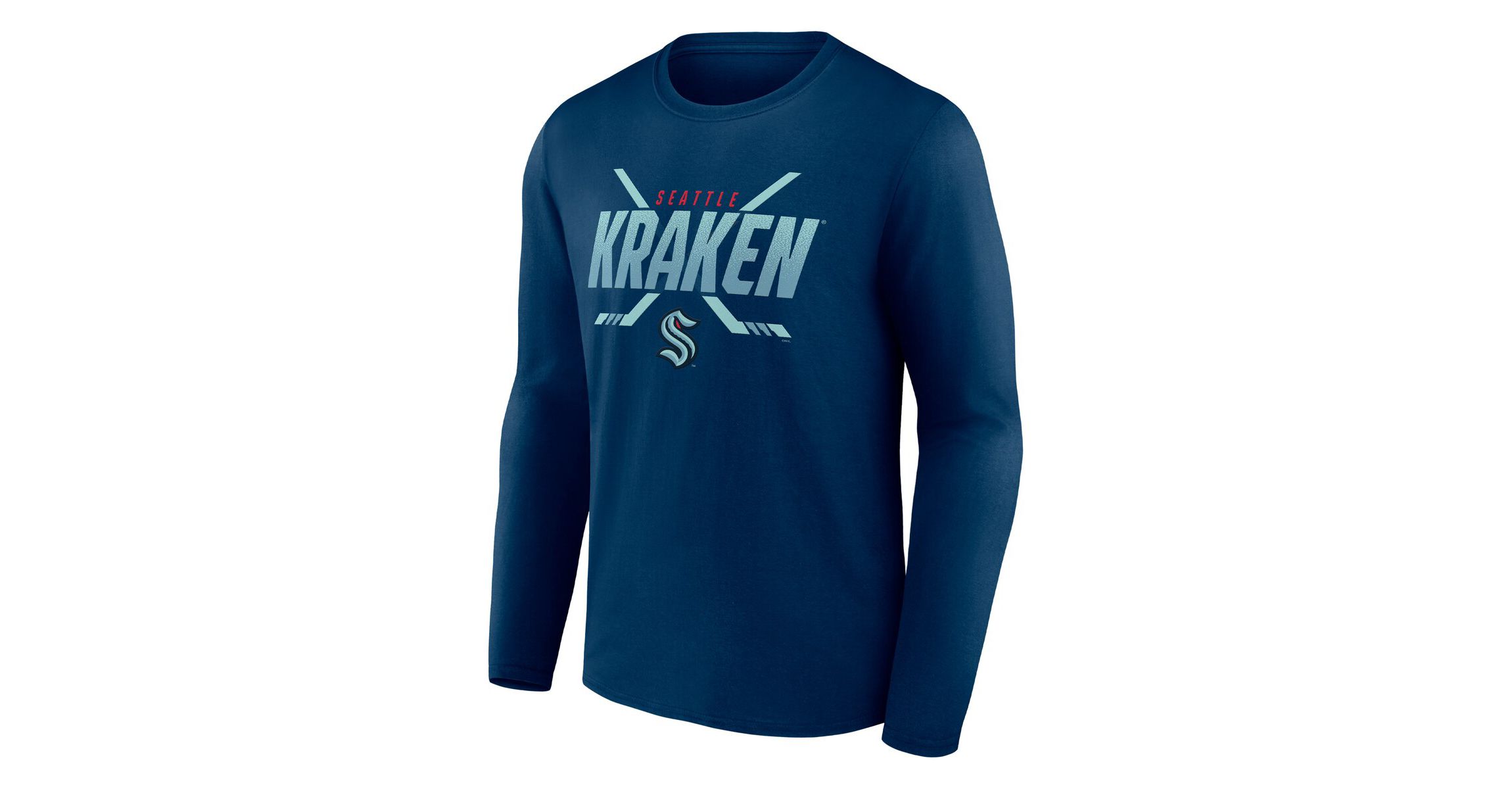 NHL Fanatics Deep Sea Seattle Kraken Covert Long Sleeve T-Shirt