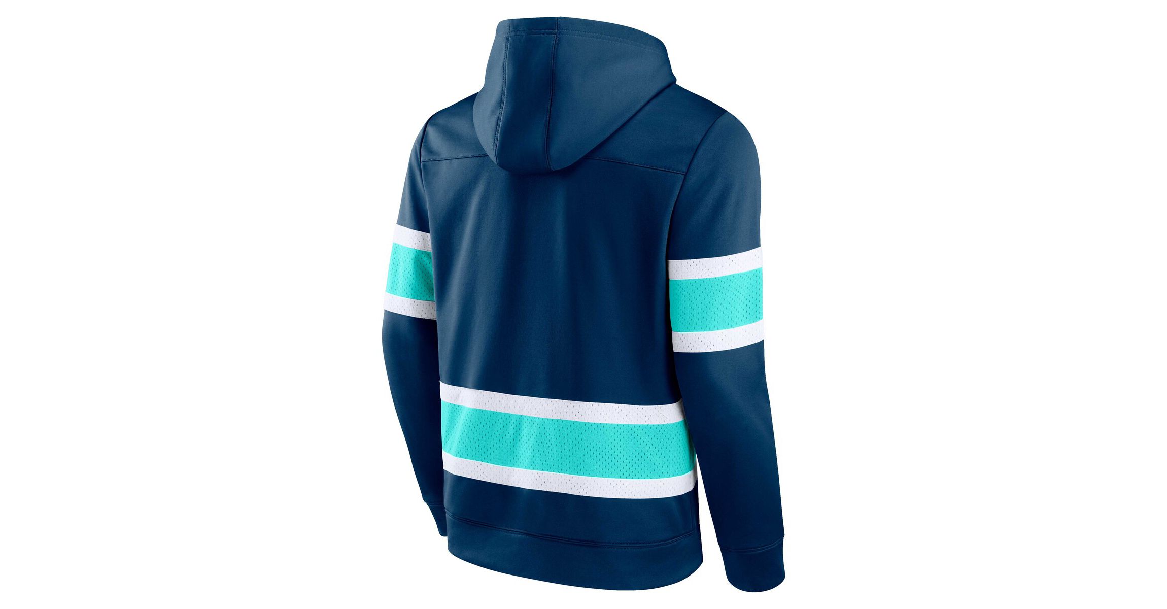 NHL Fanatics Deep Sea Seattle Kraken Powerplay Warrior Pullover Hoodie