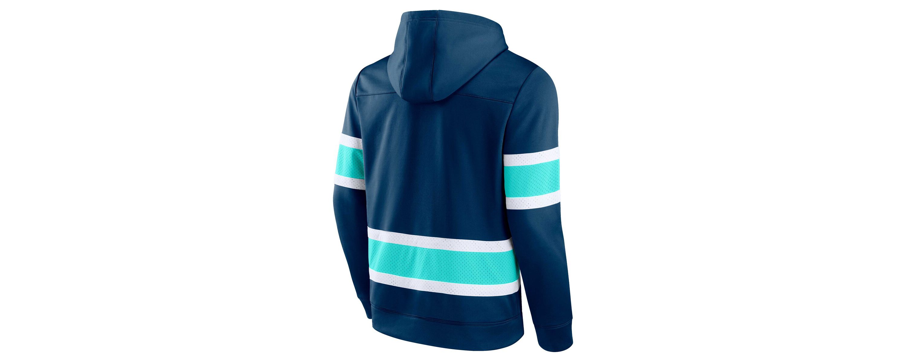 NHL Fanatics Deep Sea Seattle Kraken Powerplay Warrior Pullover Hoodie
