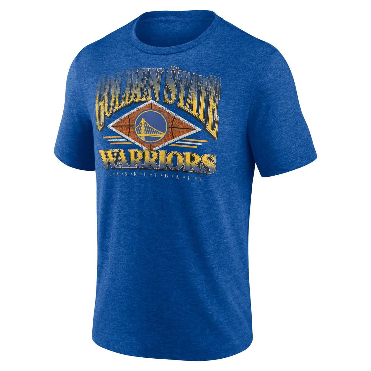 NBA Fanatics Golden State Warriors True Classics Power Phase Tri-Blend T-Shirt