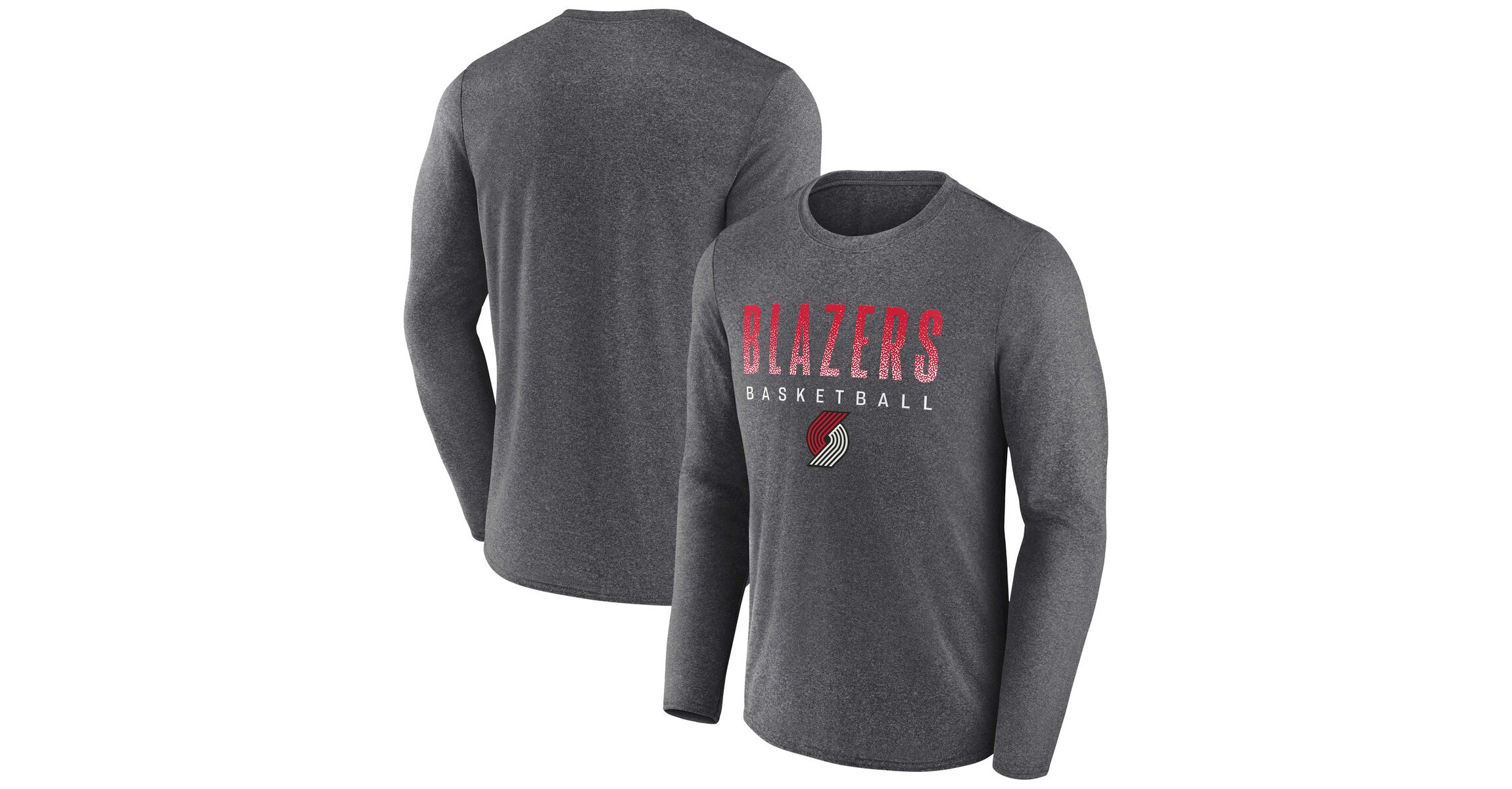 NBA Fanatics ed Portland Trail Blazers Where Legends Play Iconic Practice Long Sleeve T-Shirt