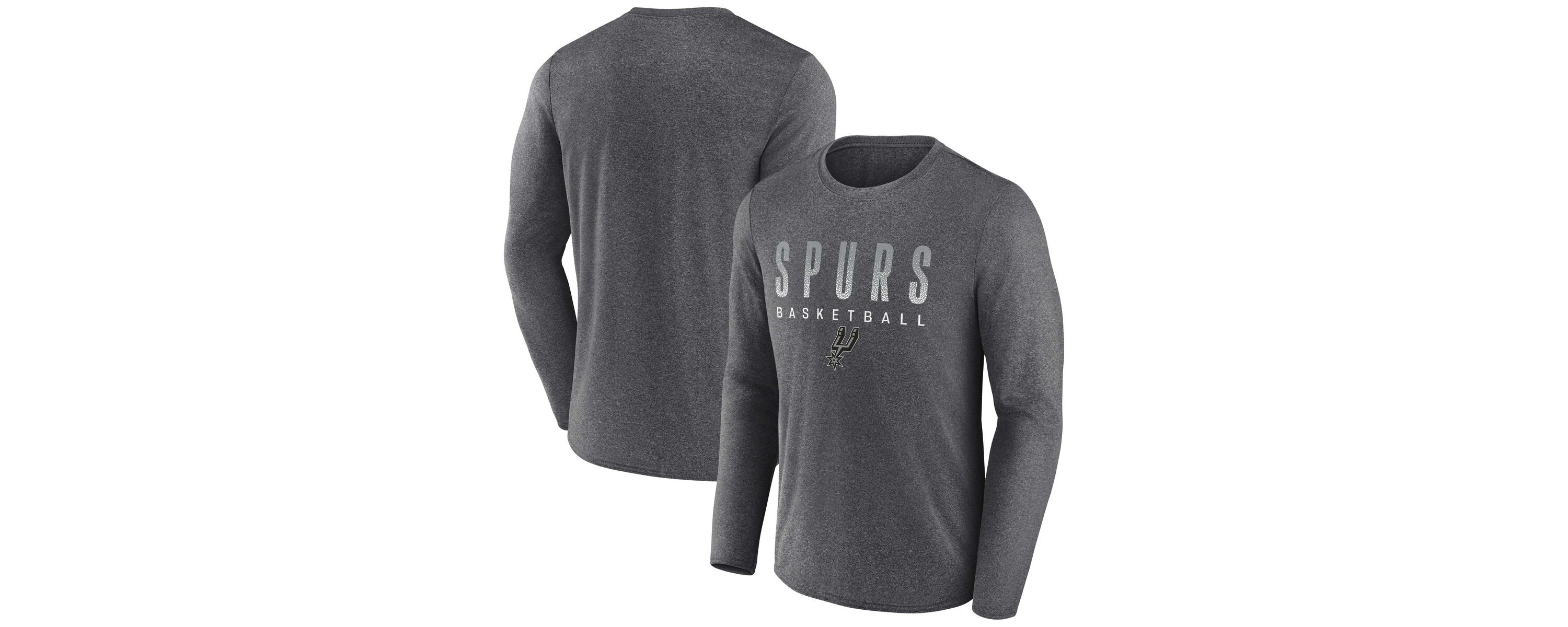 NBA Fanatics ed San Antonio Spurs Where Legends Play Iconic Practice Long Sleeve T-Shirt