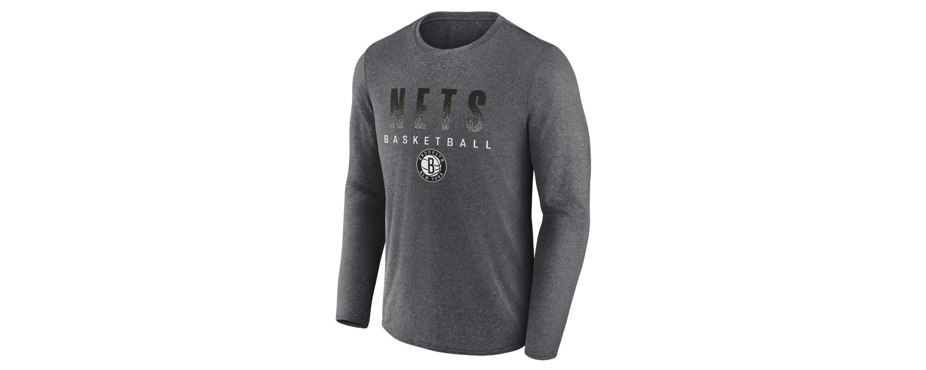 NBA Fanatics ed Brooklyn Nets Where Legends Play Iconic Practice Long Sleeve T-Shirt