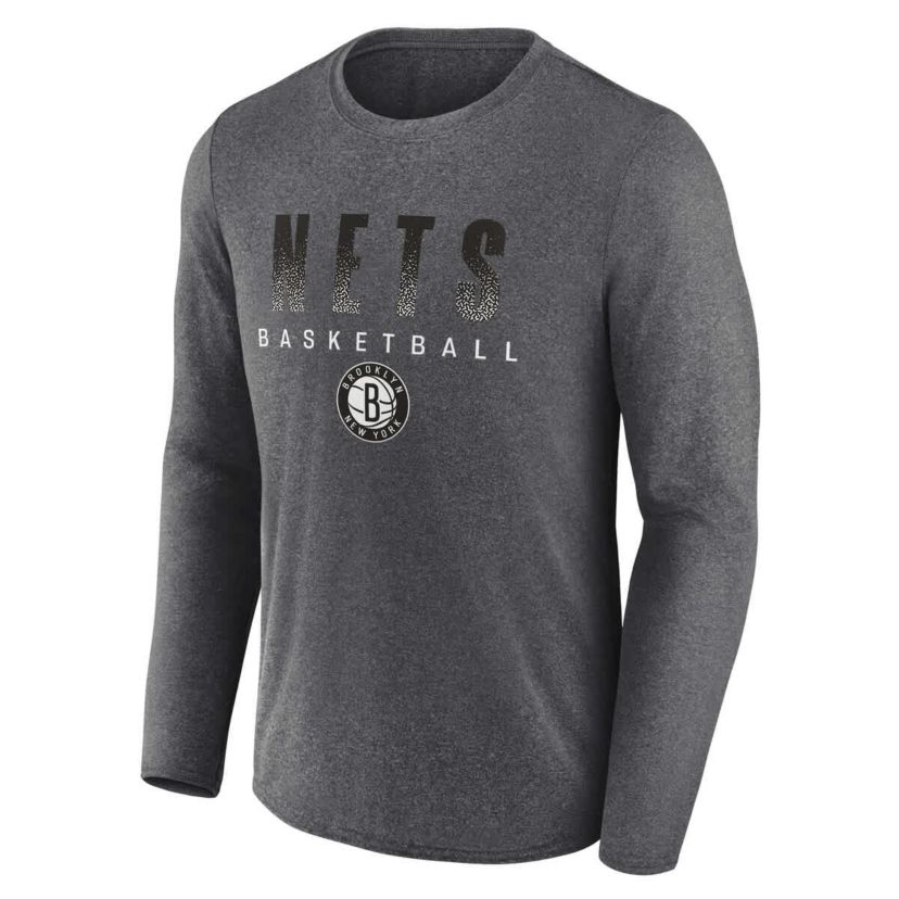 NBA Fanatics ed Brooklyn Nets Where Legends Play Iconic Practice Long Sleeve T-Shirt