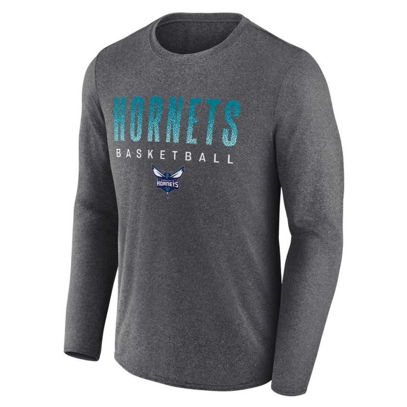 NBA Fanatics ed Charlotte Hornets Where Legends Play Iconic Practice Long Sleeve T-Shirt