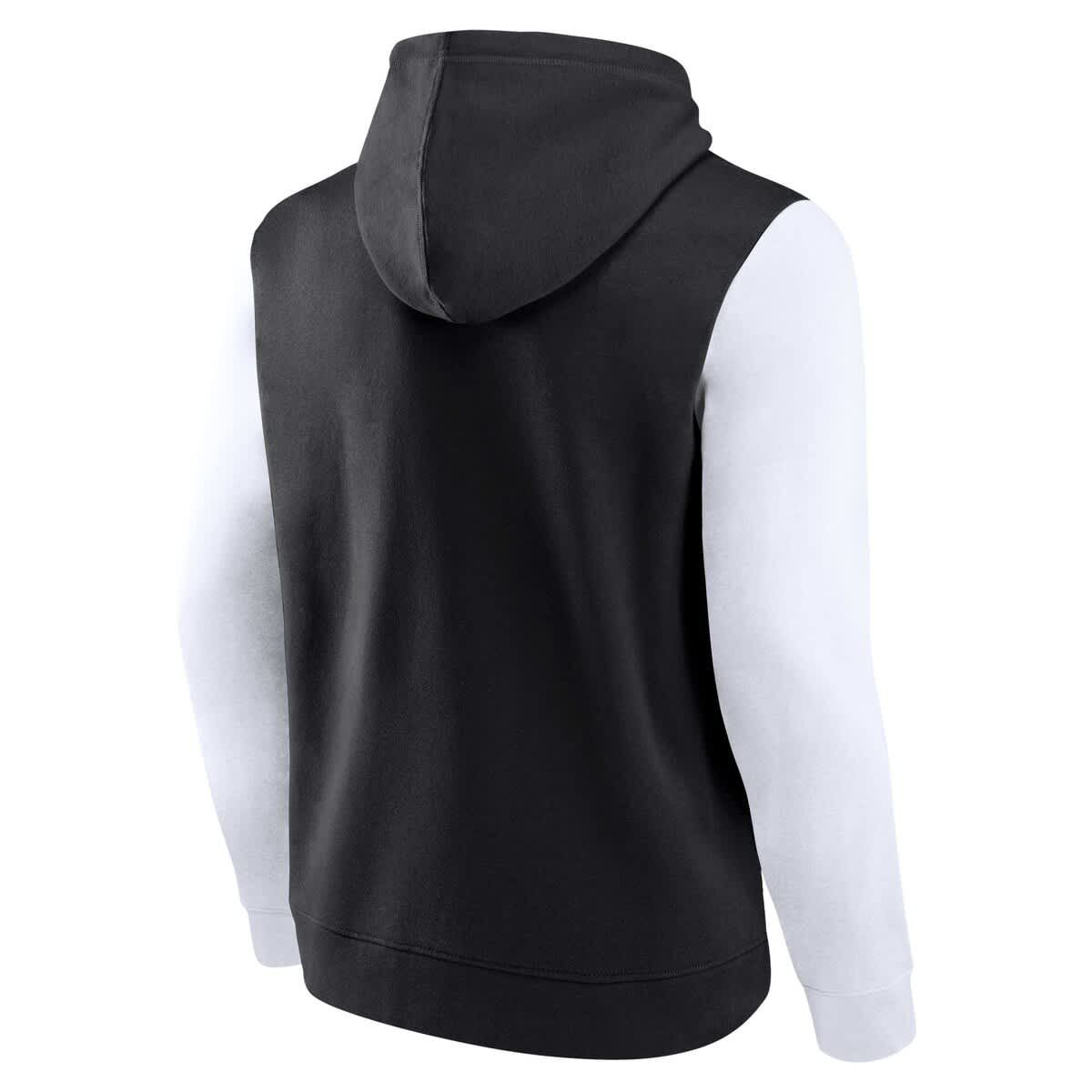 NBA Fanatics Brooklyn Nets Attack Colorblock Pullover Hoodie