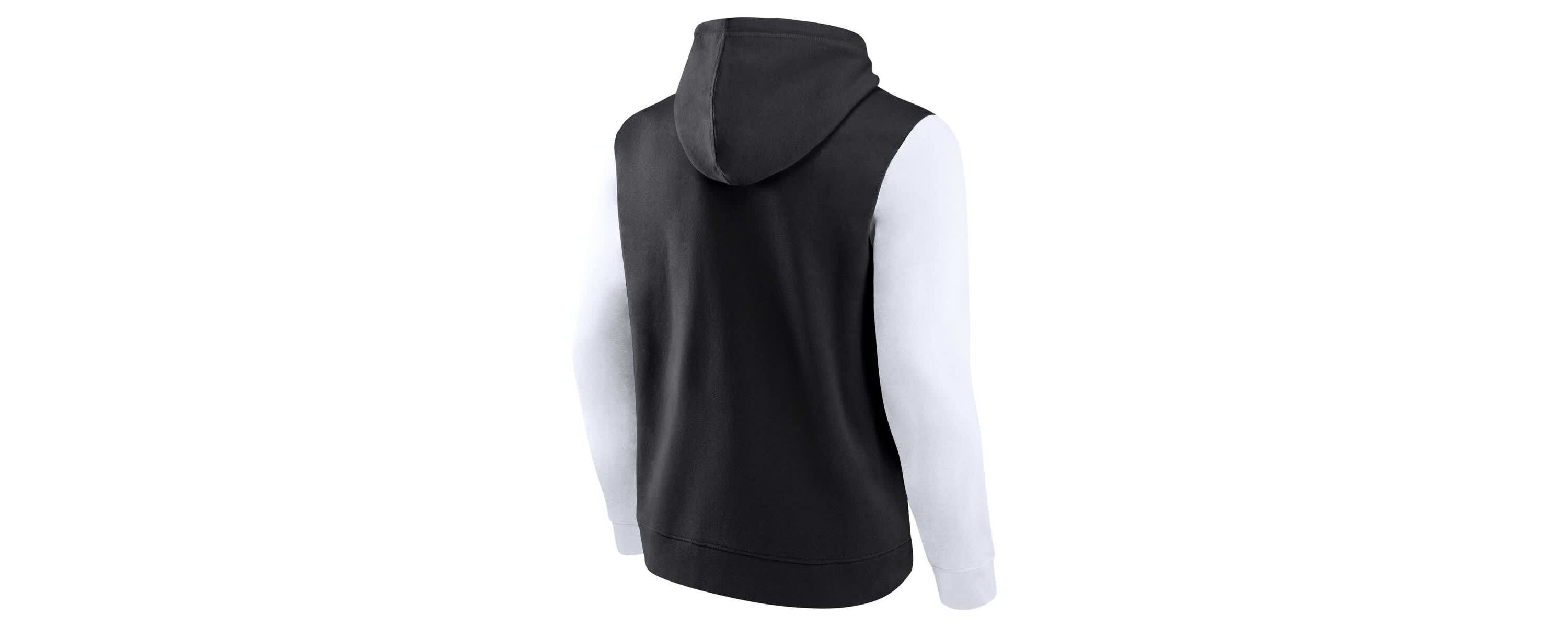 NBA Fanatics Brooklyn Nets Attack Colorblock Pullover Hoodie