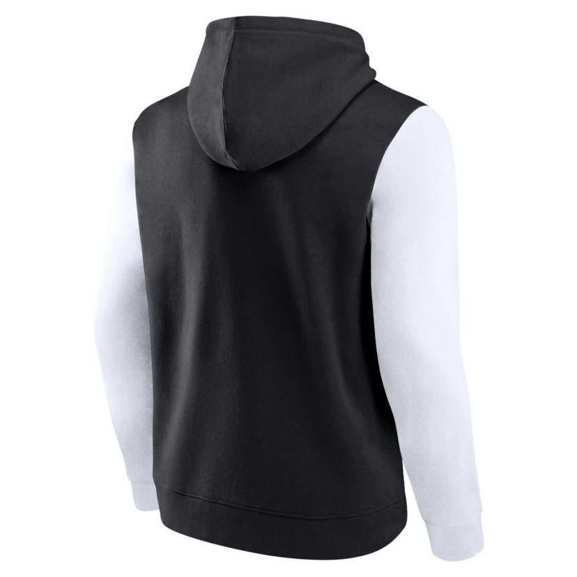 NBA Fanatics Brooklyn Nets Attack Colorblock Pullover Hoodie