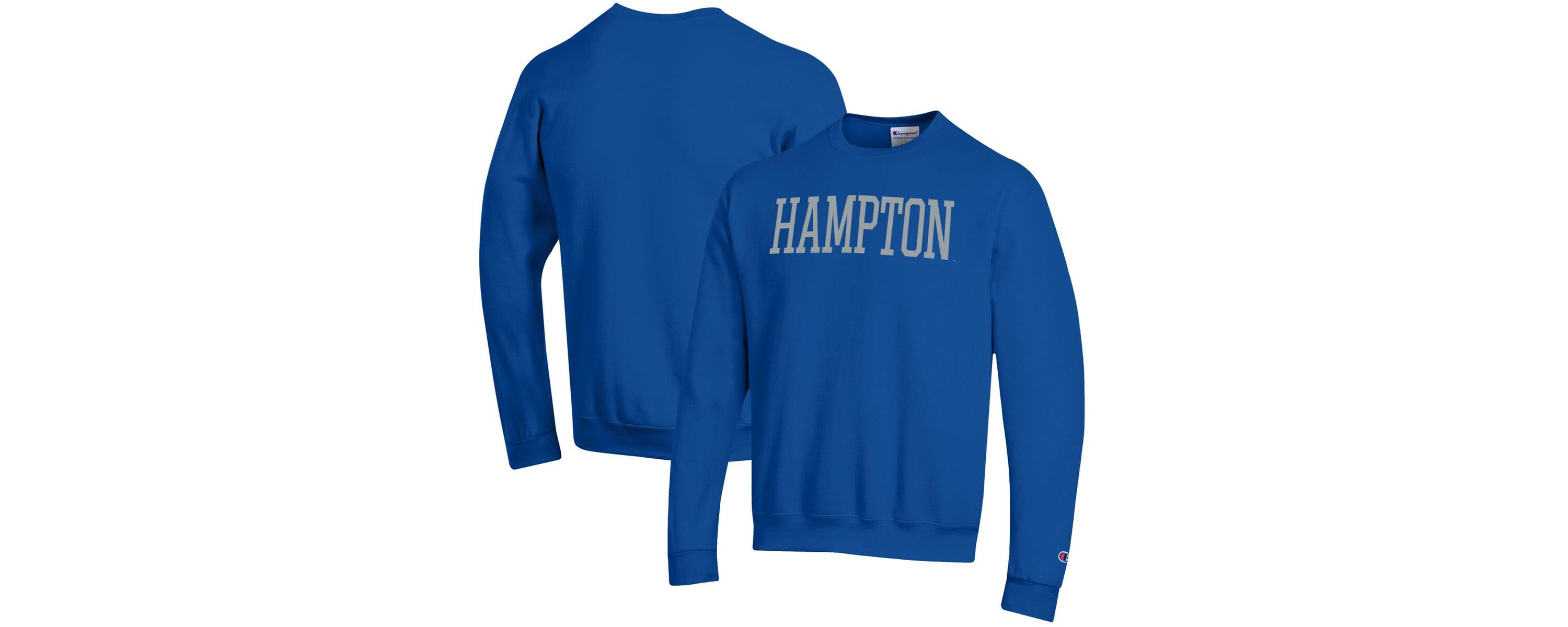 NCAA Hampton Pirates Eco Powerblend Crewneck Pullover Sweatshirt