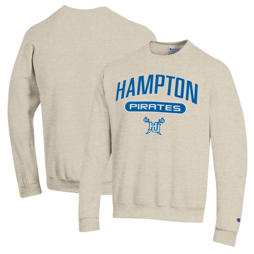 NCAA Hampton Pirates Eco Powerblend Crewneck Pullover Sweatshirt