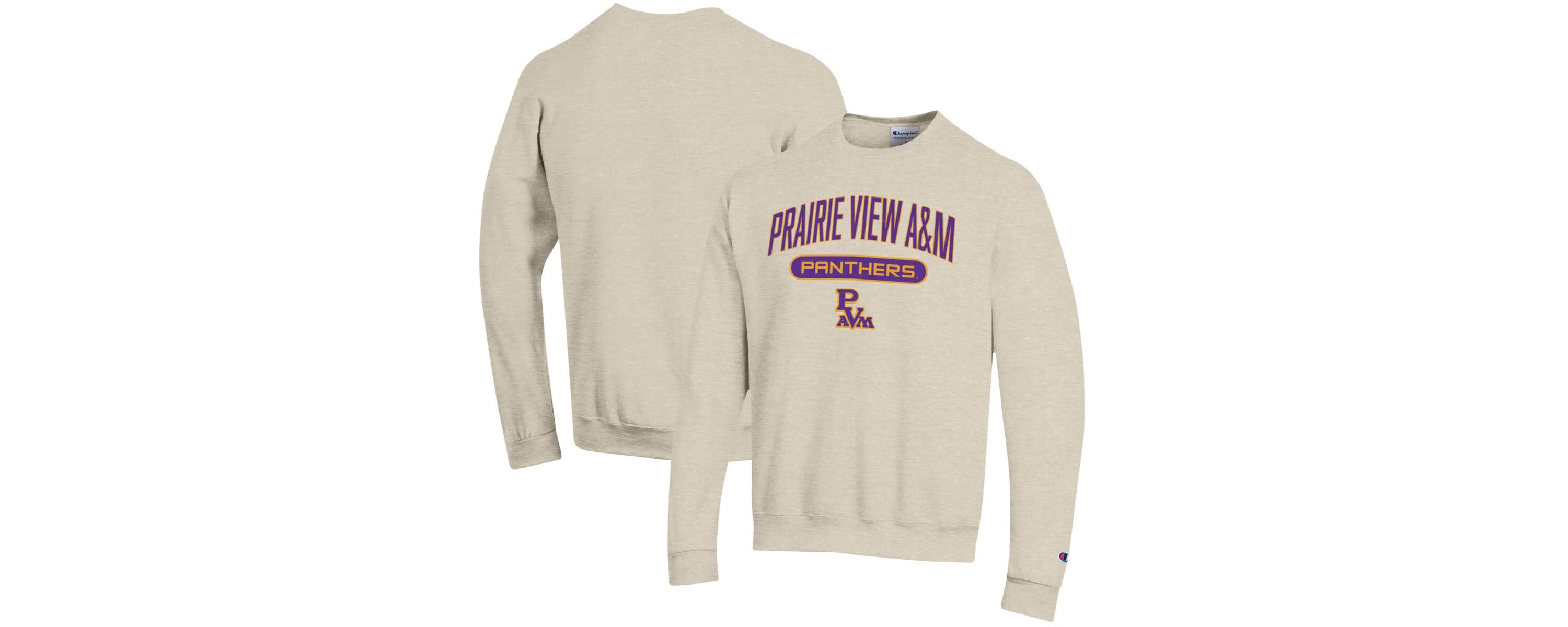NCAA Prairie View A&M Panthers Eco Powerblend Crewneck Pullover Sweatshirt
