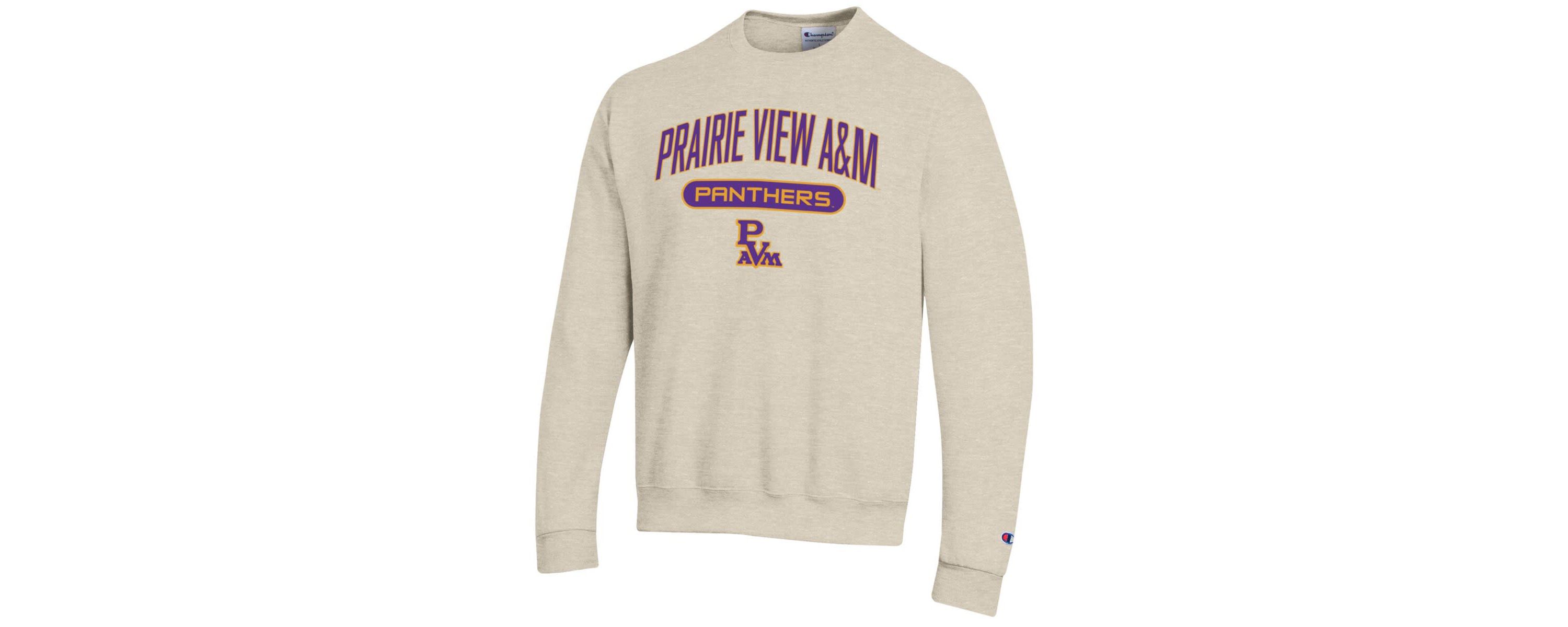 NCAA Prairie View A&M Panthers Eco Powerblend Crewneck Pullover Sweatshirt