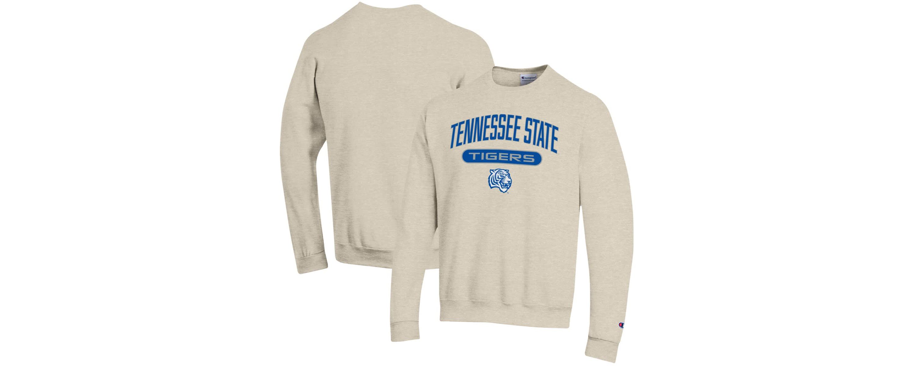NCAA Tennessee State Tigers Eco Powerblend Crewneck Pullover Sweatshirt
