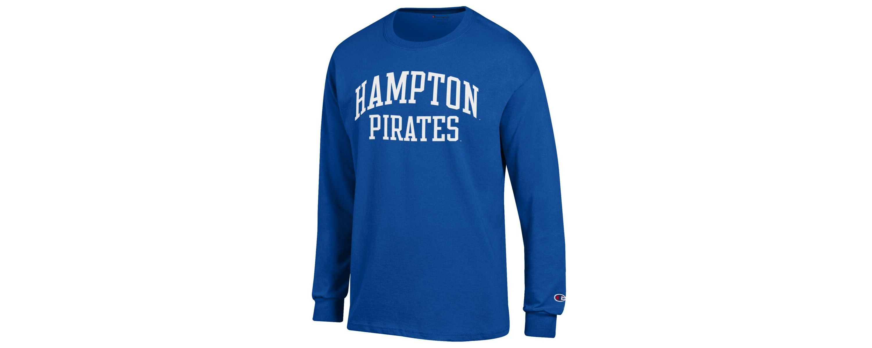 NCAA Hampton Pirates Jersey Long Sleeve T-Shirt