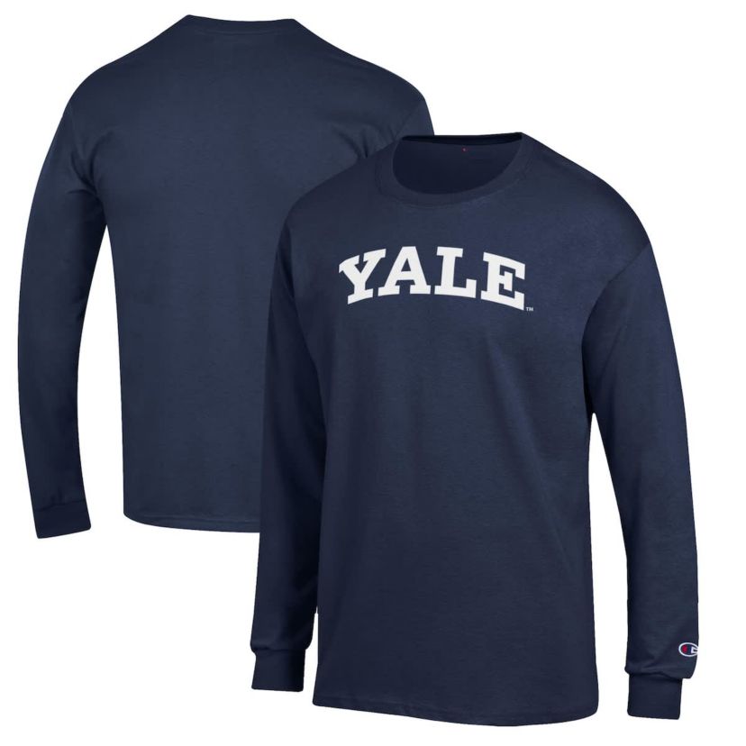 NCAA Yale Bulldogs Jersey Long Sleeve T-Shirt