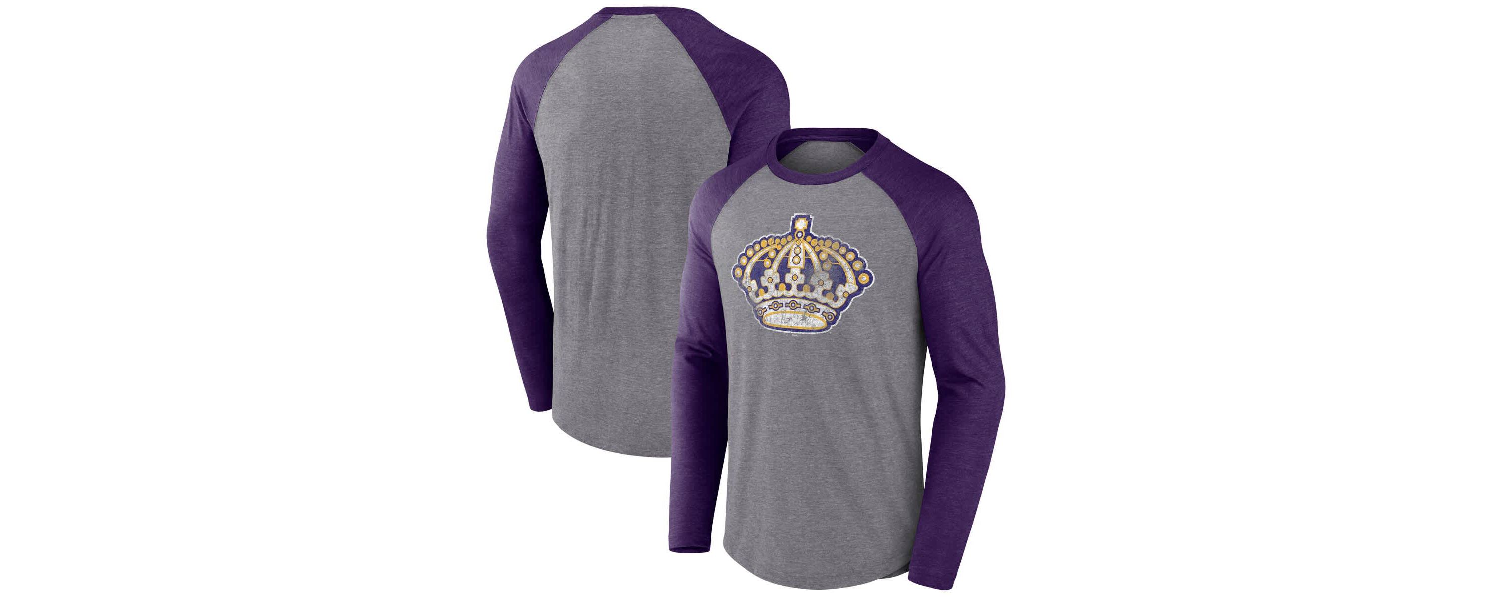 NHL Fanatics Los Angeles Kings Special Edition Long Sleeve Tri-Blend Raglan T-Shirt