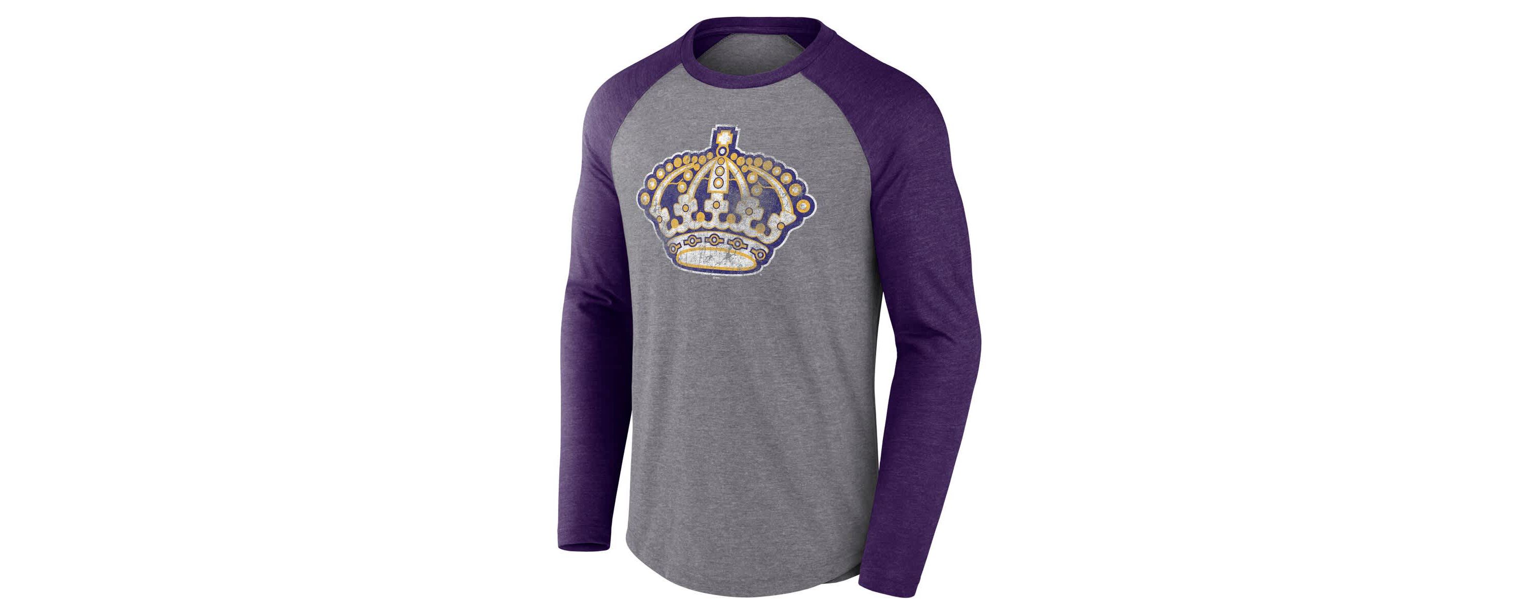 NHL Fanatics Los Angeles Kings Special Edition Long Sleeve Tri-Blend Raglan T-Shirt