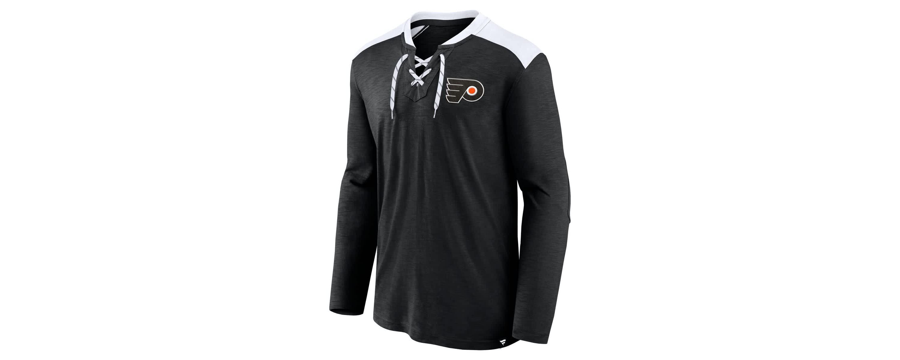 NHL Fanatics Philadelphia Flyers Special Edition 2.0 Long Sleeve Lace-Up T-Shirt