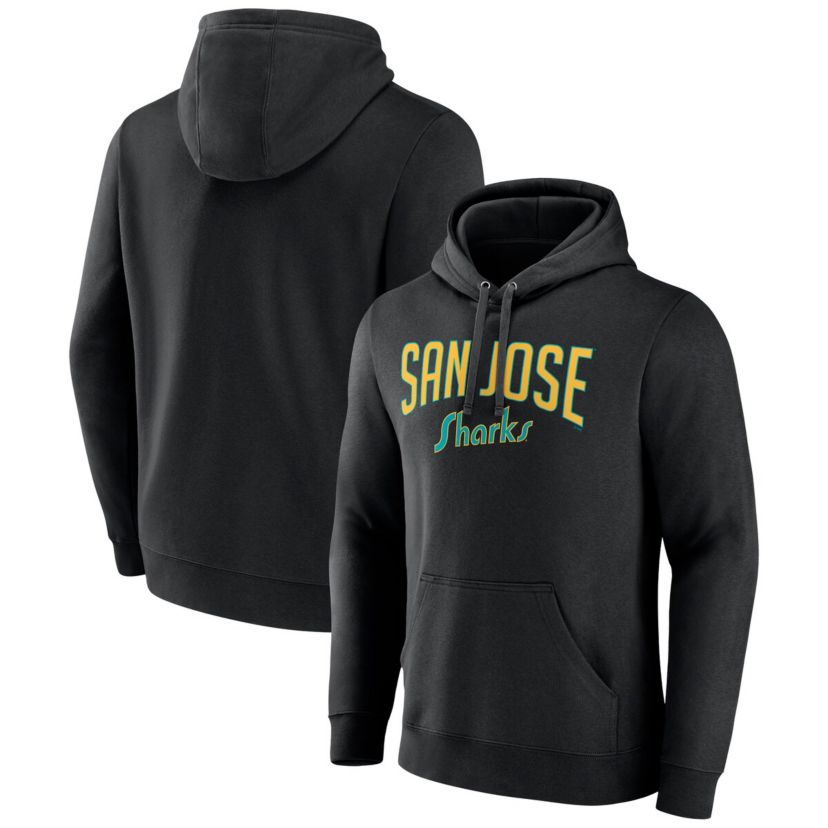 NHL Fanatics San Jose Sharks Special Edition 2.0 Wordmark Pullover Hoodie