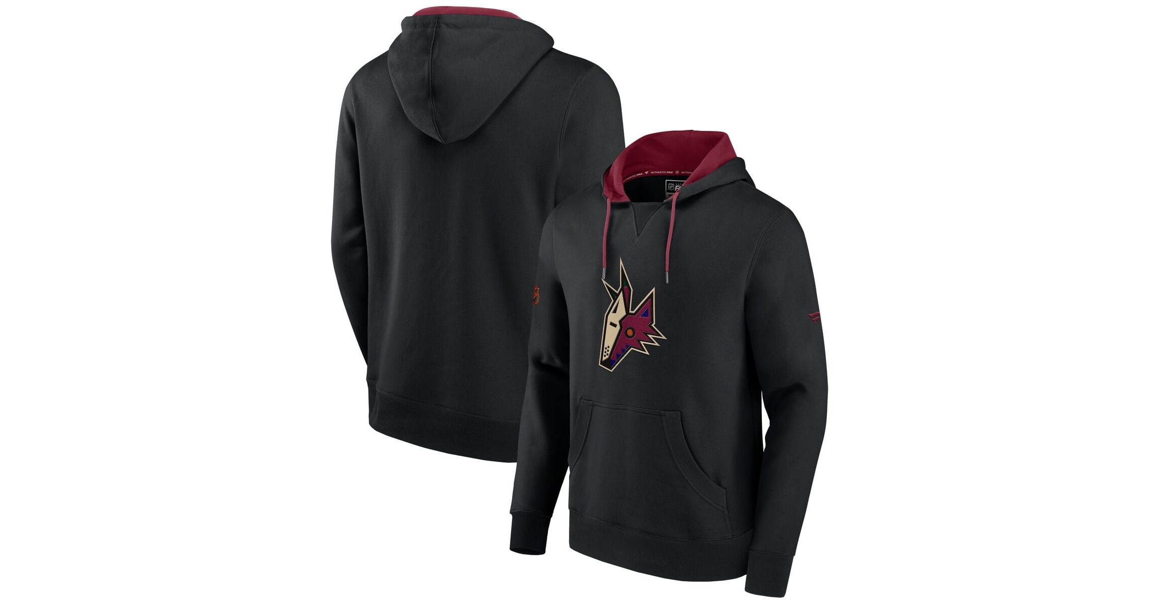 Vintage Hockey Fanatics Arizona Coyotes Special Edition 2.0 Team Logo Pullover Hoodie