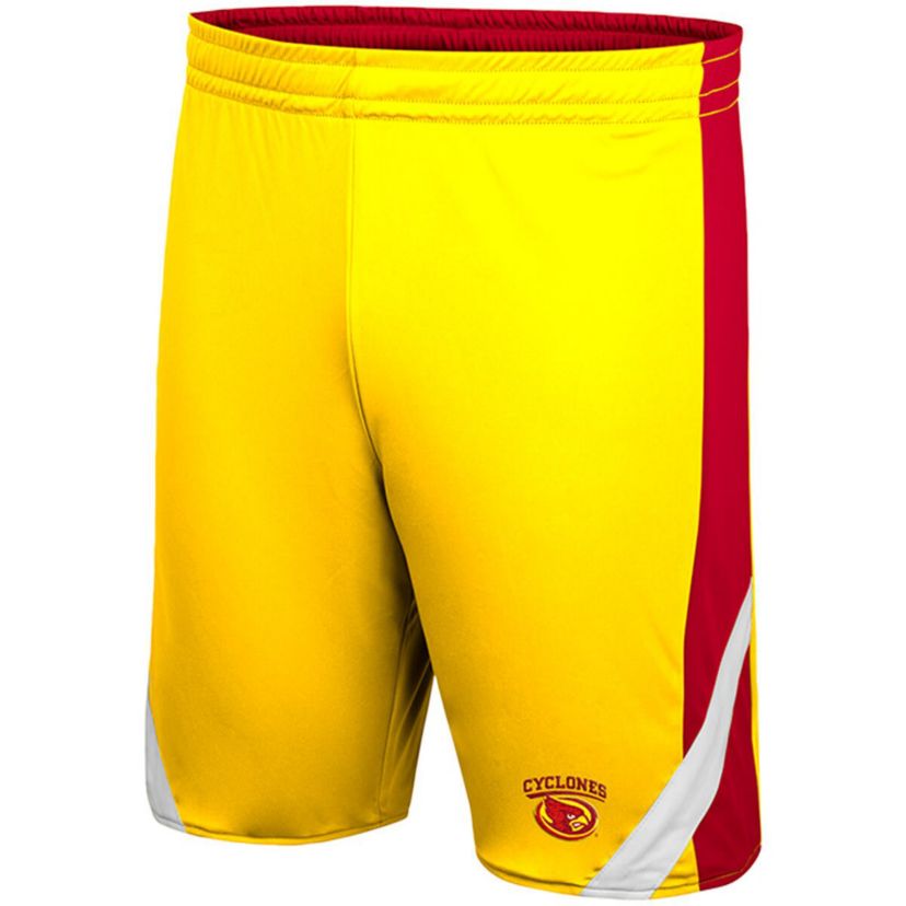 NCAA Cardinal/Gold Iowa State Cyclones Am I Wrong Reversible Shorts