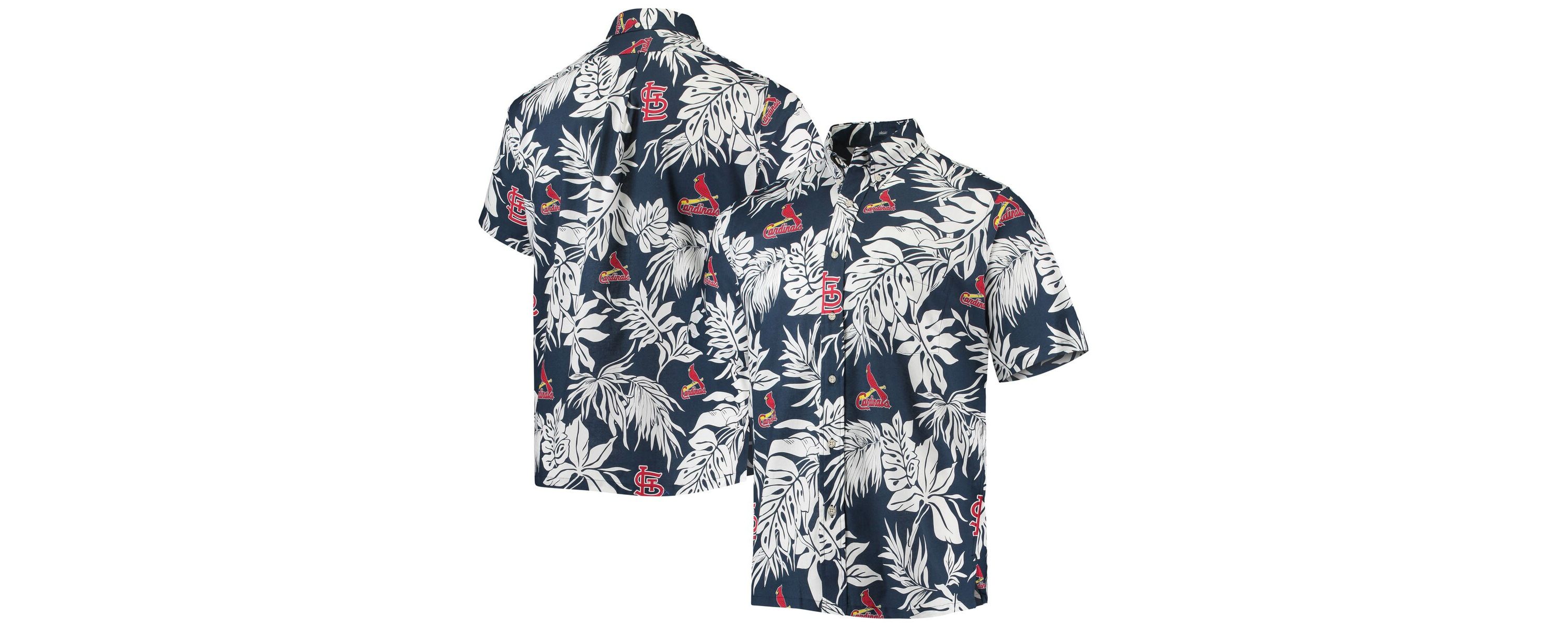 MLB St. Louis Cardinals Aloha Button-Up Shirt