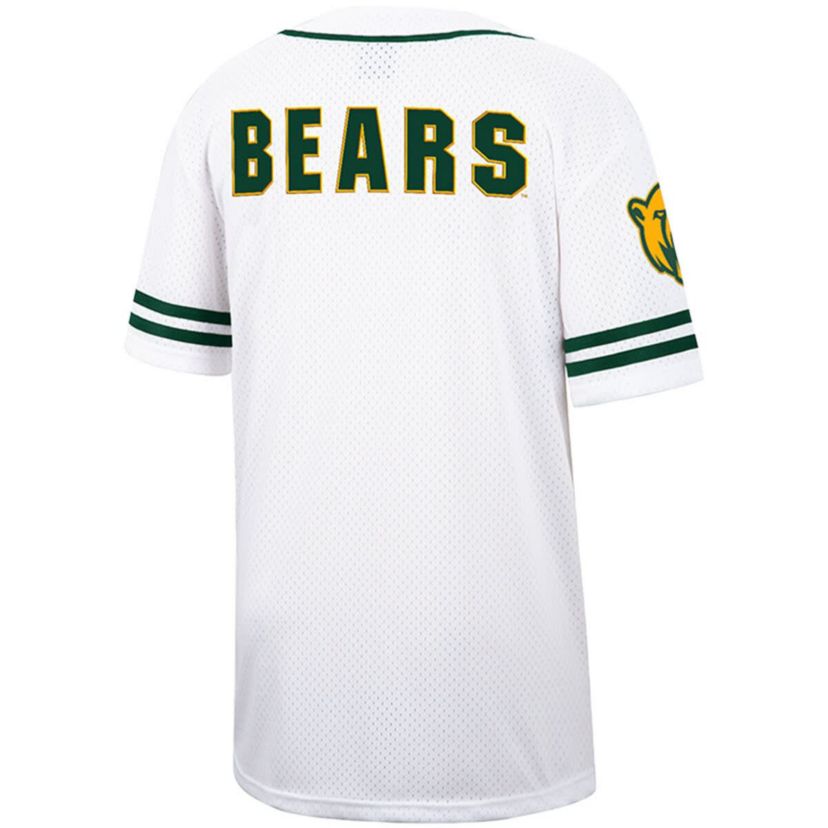 NCAA Baylor Bears Free Spirited Mesh Button-Up Baseball Jersey