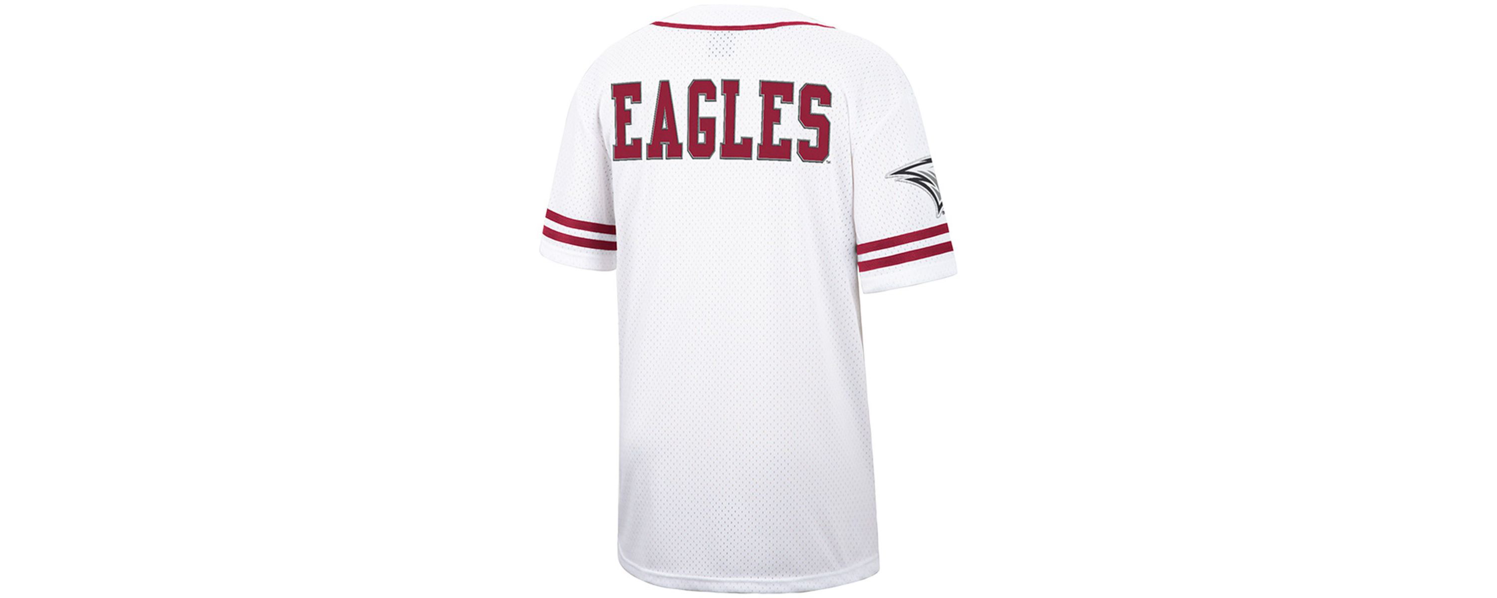 NC Central Eagles NCAA North Carolina Central Eagles Free Spirited Mesh Button-Up Baseball Jersey