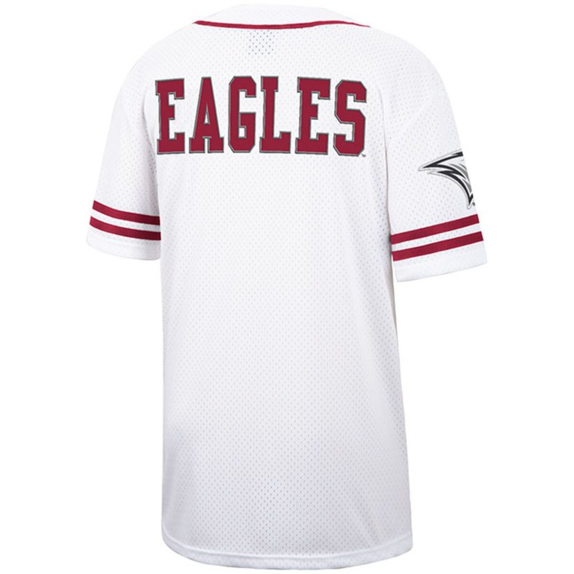 NC Central Eagles NCAA North Carolina Central Eagles Free Spirited Mesh Button-Up Baseball Jersey
