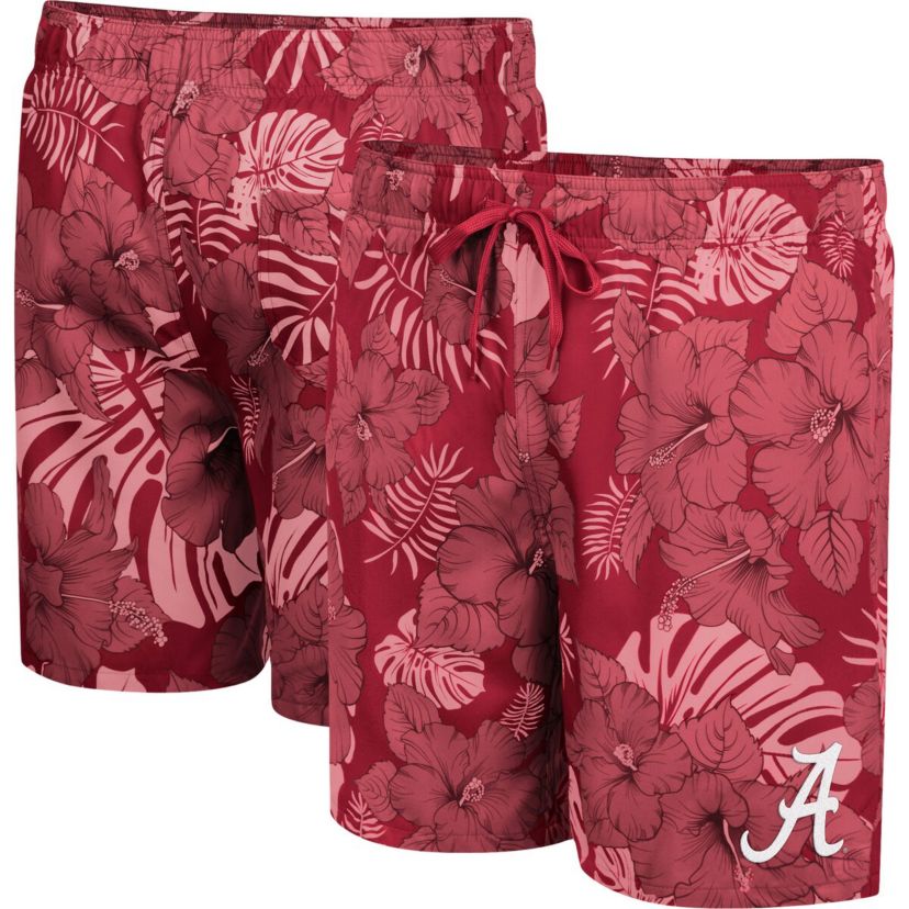 Alabama Crimson Tide NCAA Alabama Tide The Dude Swim Shorts