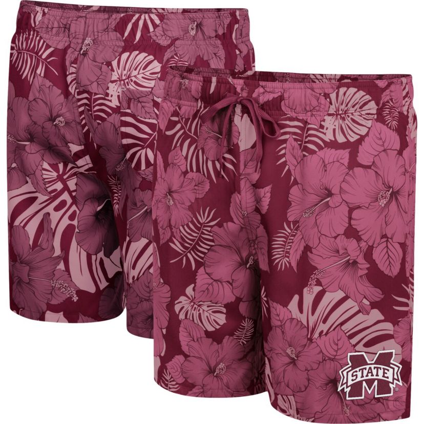 NCAA Mississippi State Bulldogs The Dude Swim Shorts