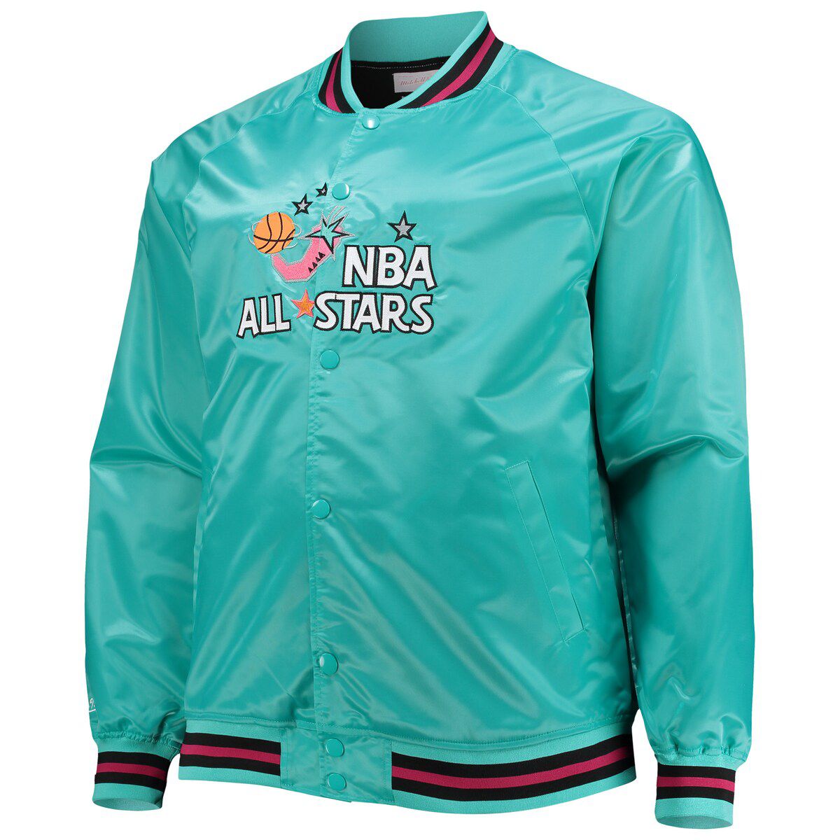 Multi-Team NBA Big & Tall 1996 NBA All-Star Game Hardwood Classics Satin Full-Snap Jacket