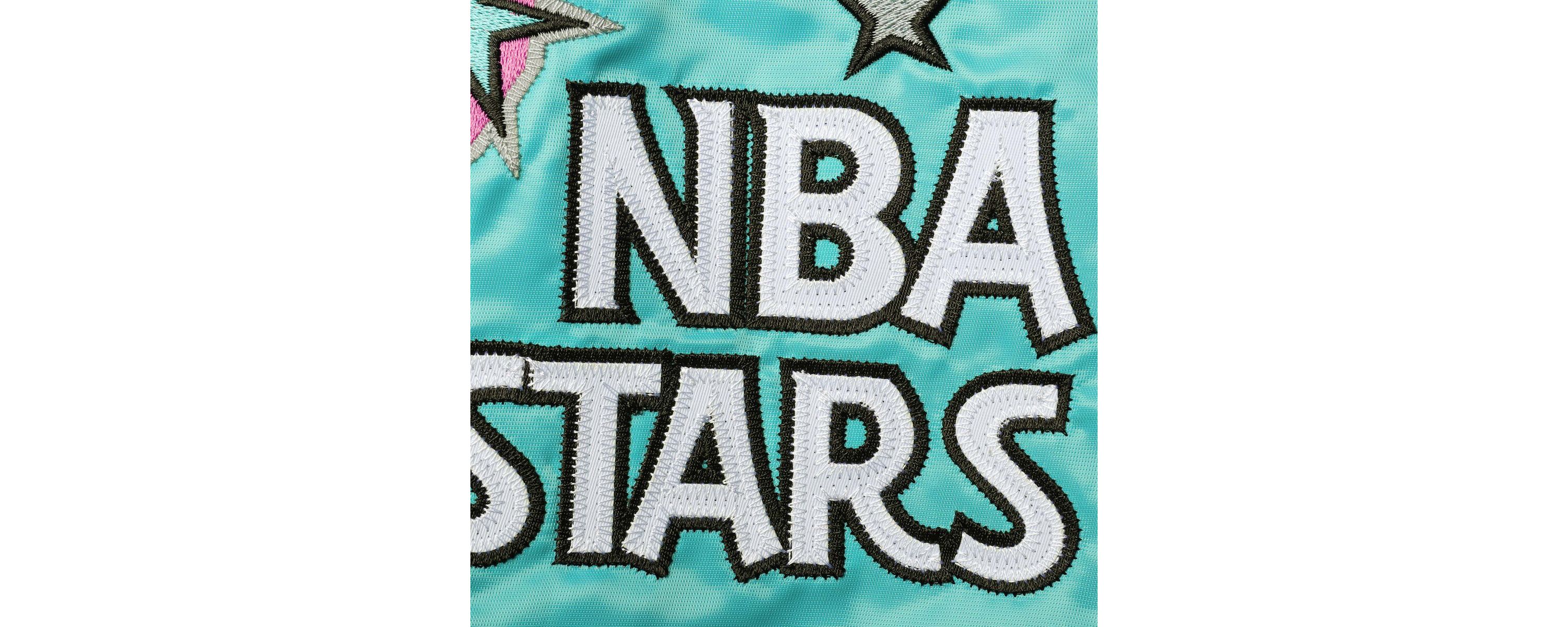 Multi-Team NBA Big & Tall 1996 NBA All-Star Game Hardwood Classics Satin Full-Snap Jacket