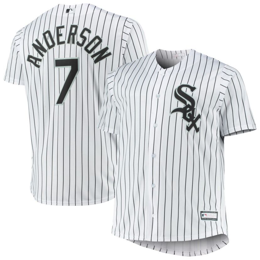 Chicago White Sox MLB Tim Anderson Chicago Sox Big & Tall Replica Player Jersey