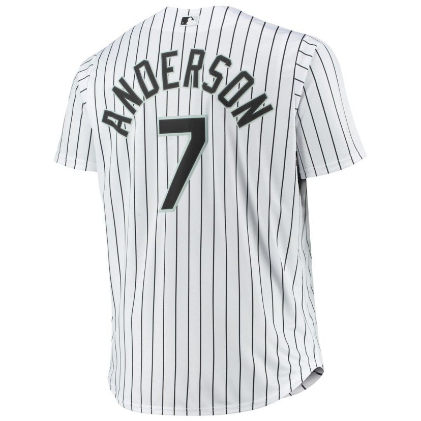 Chicago White Sox MLB Tim Anderson Chicago Sox Big & Tall Replica Player Jersey