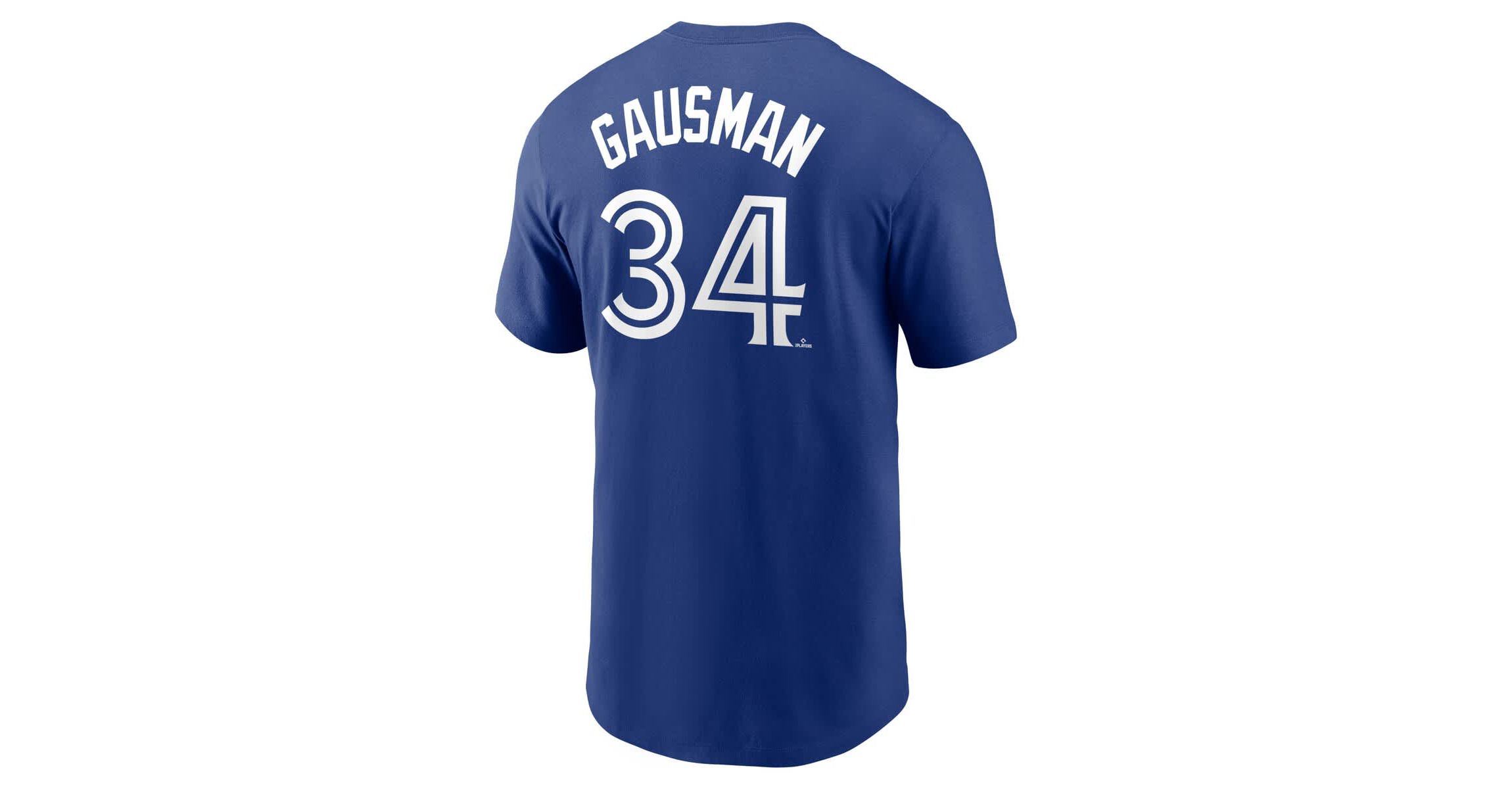 Toronto Blue Jays MLB Nike Kevin Gausman Toronto Jays Name & Number T-Shirt