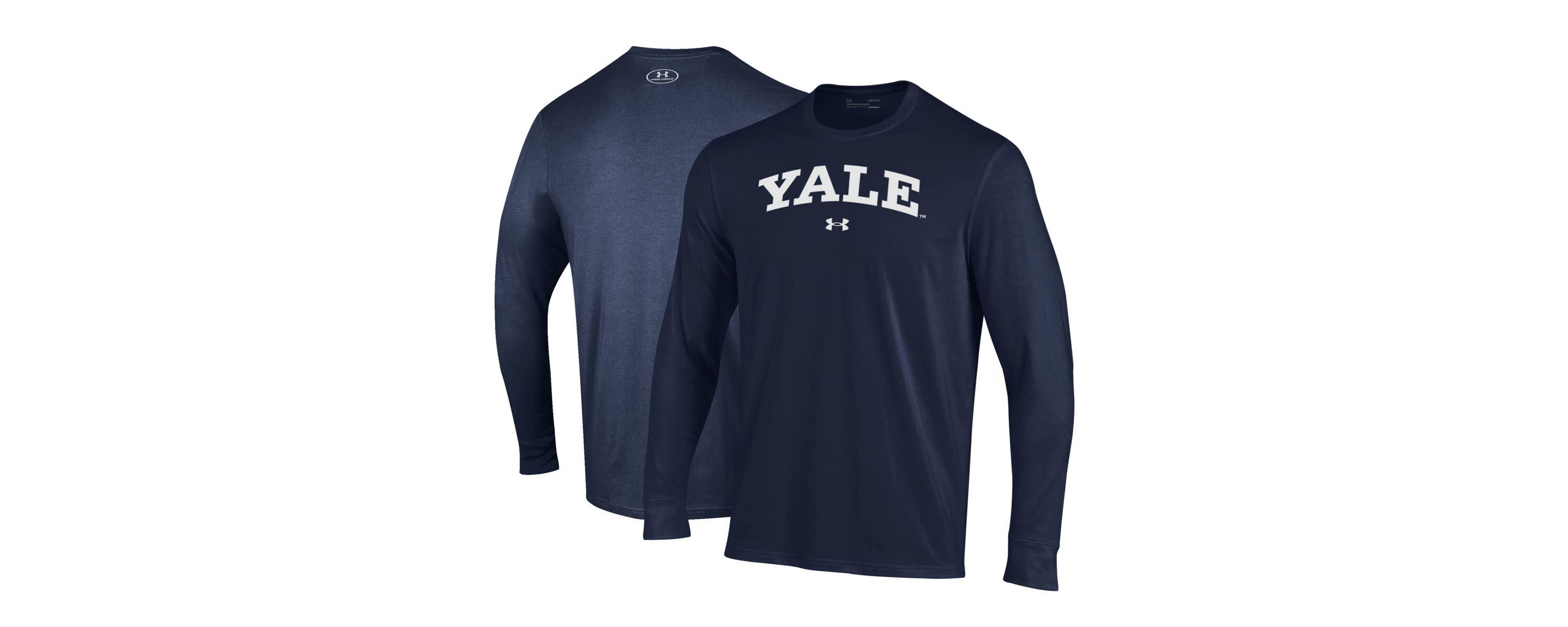 NCAA Under Armour Yale Bulldogs Performance Long Sleeve T-Shirt